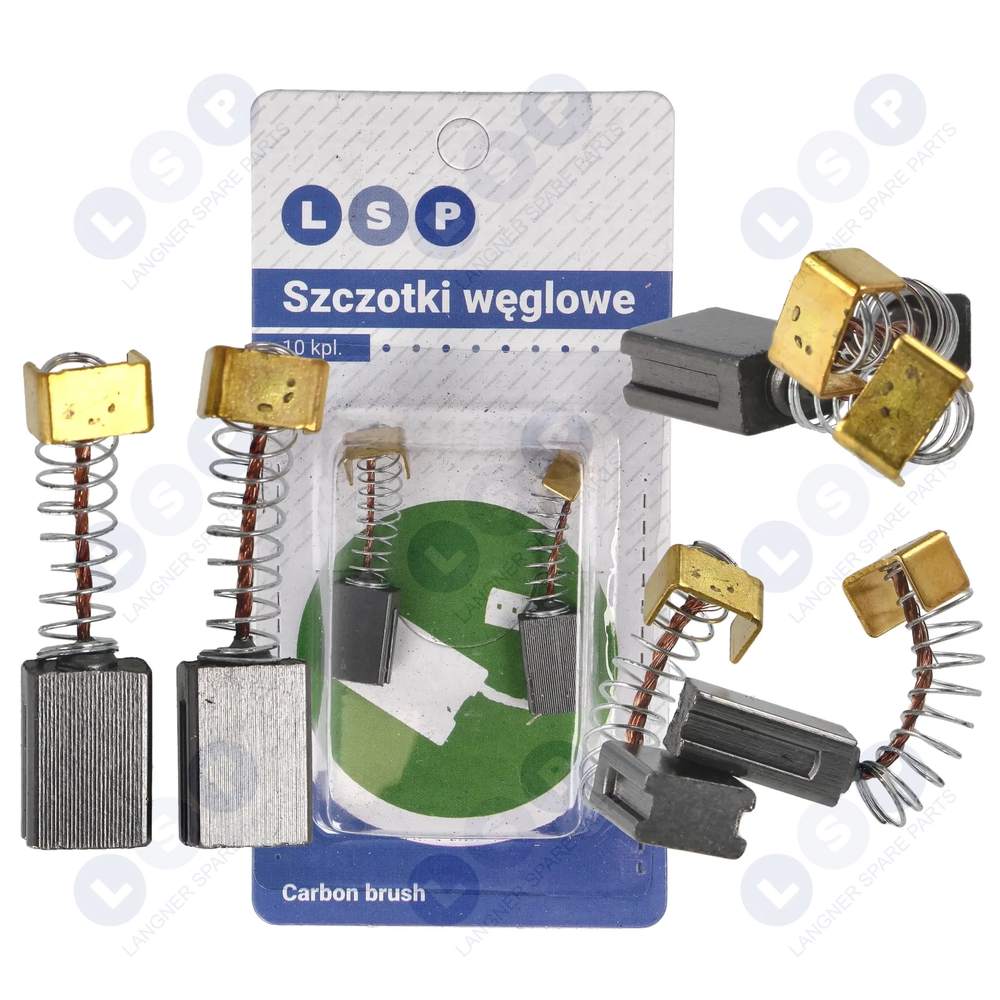 Uhlíkové kefy 5x8x11 univerzálne pre brúsky, vŕtačky a iné